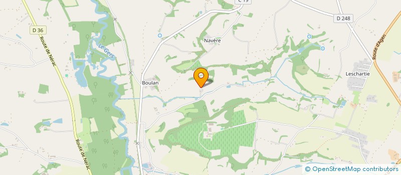 localisation de l'entreprise SCI MAZERES  SAINT-MEZARD