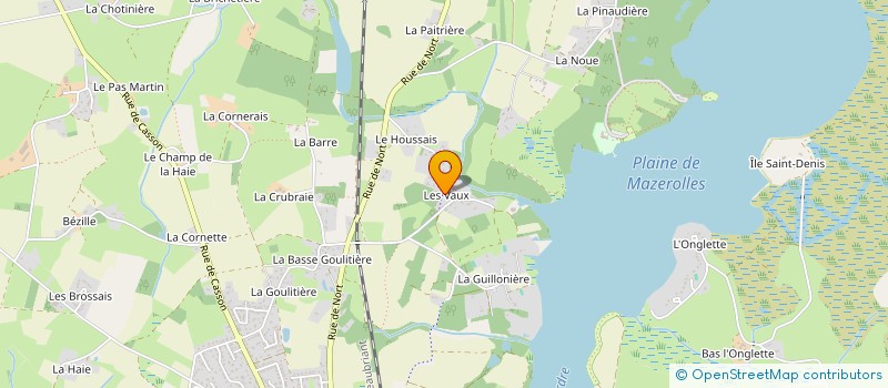 localisation de l'entreprise SCI MAZEROLLES  SUCE-SUR-ERDRE