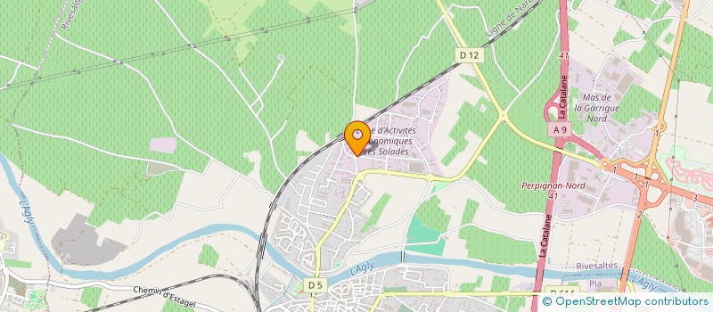 localisation de l'entreprise SCI MAZEYROLLES 2024  RIVESALTES