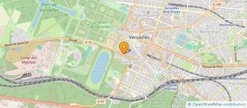 localisation de l'entreprise SCI MAZIERES à VERSAILLES
