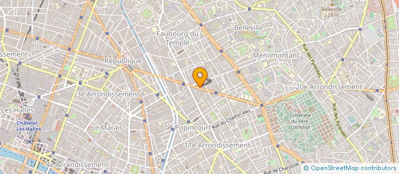 localisation de l'entreprise SCI MAZIERES ORANGERIE  PARIS