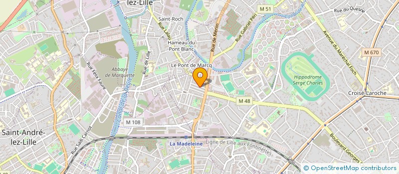 localisation de l'entreprise SCI MAZIS à MARCQ-EN-BARŒUL