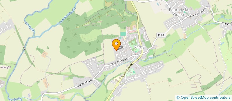 localisation de l'entreprise SCI MAZTEAM  VERNY