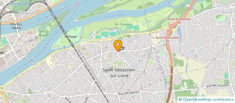 localisation de l'entreprise SCI MAZUREAU  SAINT-SEBASTIEN-SUR-LOIRE
