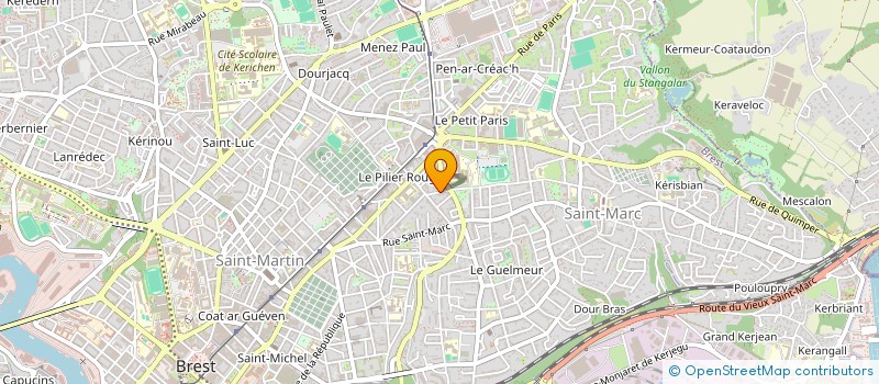 localisation de l'entreprise SCI MAZURIE  BREST