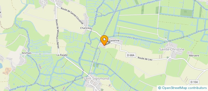 localisation de l'entreprise SCI MAZVAL  BENET