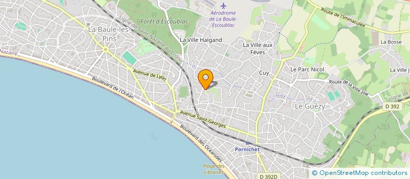 localisation de l'entreprise SCI MAZY  LA BAULE-ESCOUBLAC