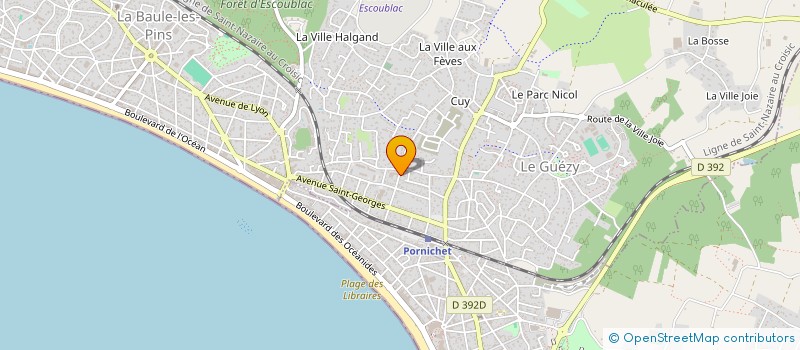 localisation de l'entreprise SCI MAZY  LA BAULE-ESCOUBLAC