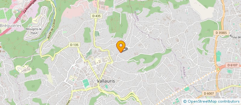 localisation de l'entreprise SCI MAZYARCH  VALLAURIS