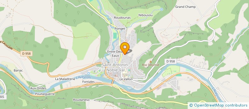 localisation de l'entreprise SCI MAZZOCCHIN  SAINT-ANTONIN-NOBLE-VAL