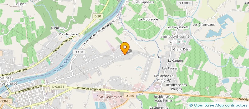 localisation de l'entreprise SCI MAZZOCCO SYLVAIN  PINEUILH