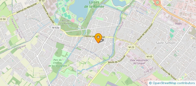 localisation de l'entreprise SCI MAZZONETTO  TOURNEFEUILLE