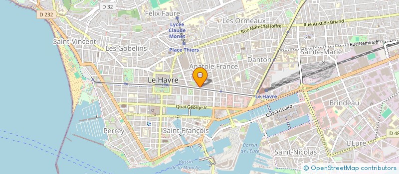 localisation de l'entreprise SCI MB 1 à LE HAVRE