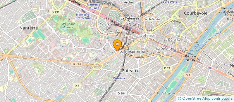 localisation de l'entreprise SCI MB 100 à NEUILLY-SUR-SEINE