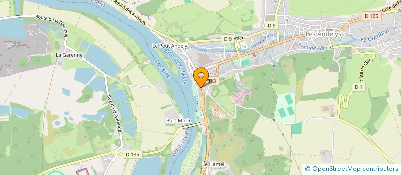 localisation de l'entreprise SCI MB à LES ANDELYS