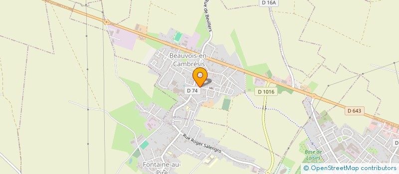 localisation de l'entreprise SCI MB  BEAUVOIS-EN-CAMBRESIS