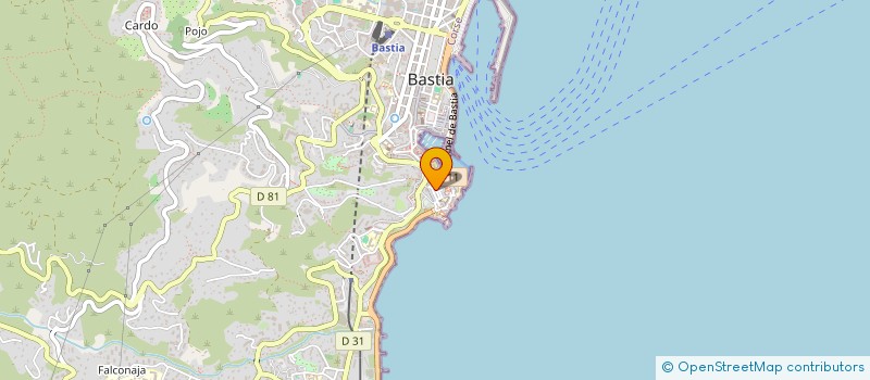 localisation de l'entreprise SCI MB à BASTIA
