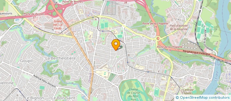 localisation de l'entreprise SCI MB à NANTES