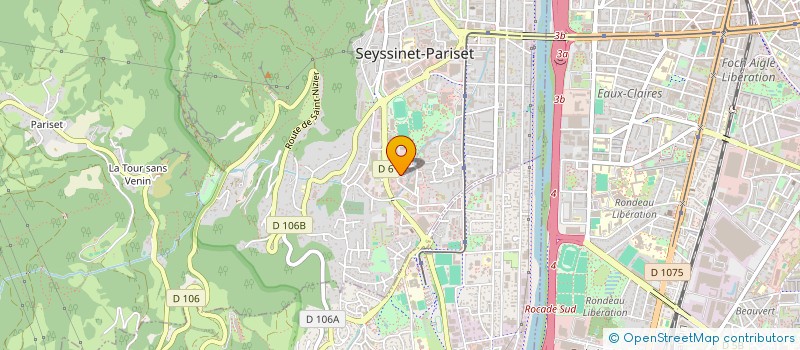 localisation de l'entreprise SCI MB  SEYSSINET-PARISET