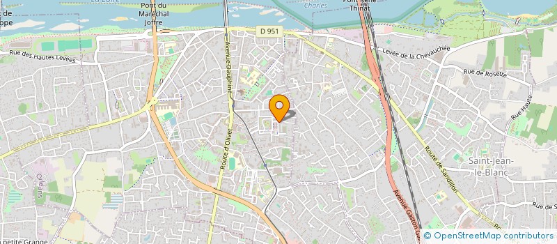 localisation de l'entreprise SCI MB à ORLEANS
