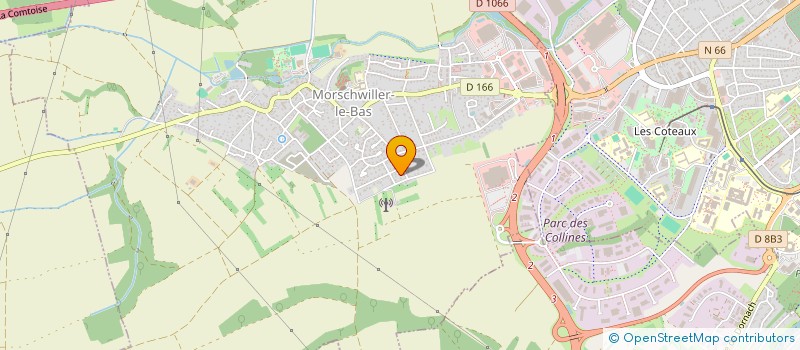 localisation de l'entreprise SCI MB  MORSCHWILLER-LE-BAS