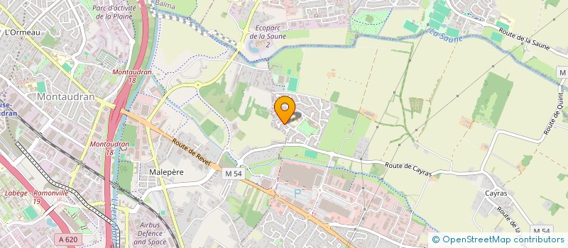 localisation de l'entreprise SCI MB  SAINT-ORENS-DE-GAMEVILLE