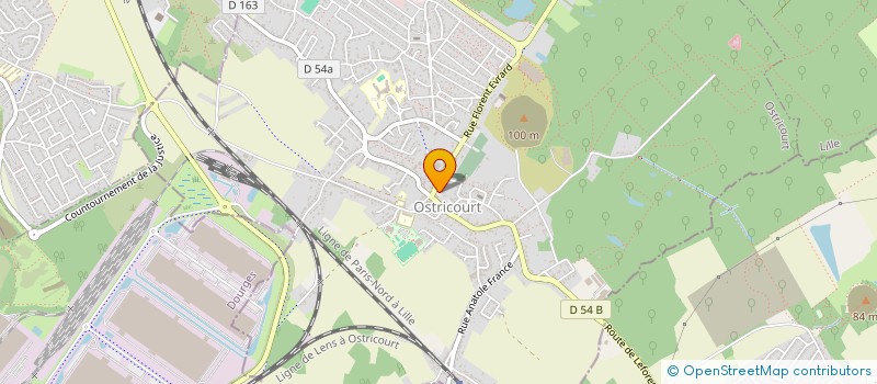 localisation de l'entreprise SCI MB  OSTRICOURT