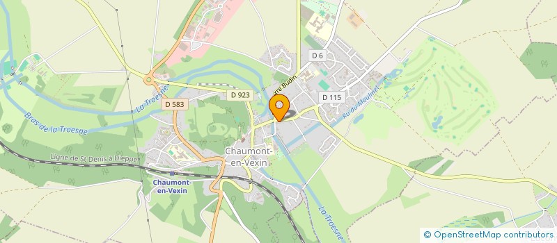 localisation de l'entreprise SCI MB  CHAUMONT-EN-VEXIN