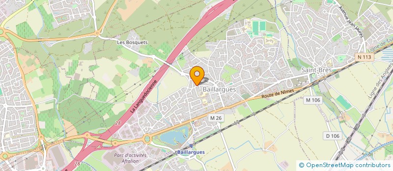 localisation de l'entreprise SCI MB à BAILLARGUES
