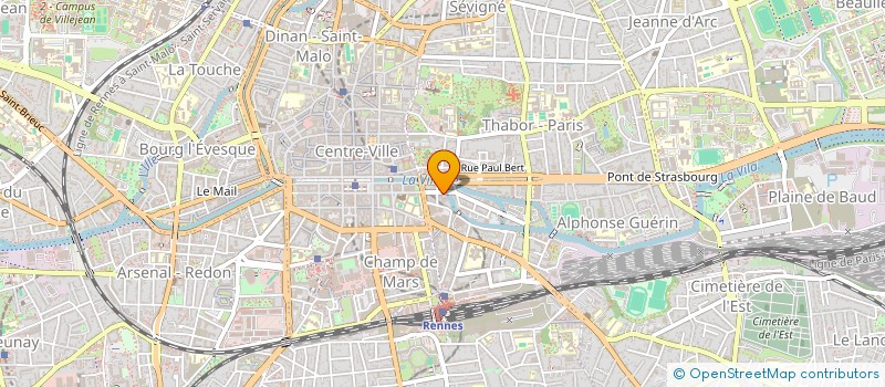 localisation de l'entreprise SCI MB  RENNES