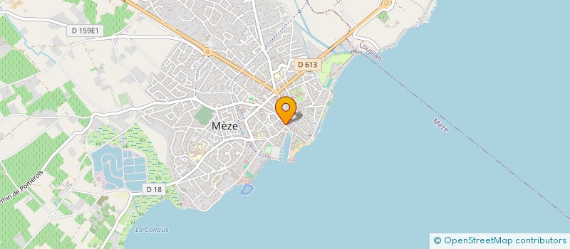 localisation de l'entreprise SCI MB à MEZE