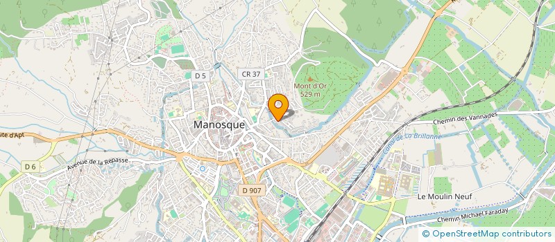 localisation de l'entreprise SCI MB à MANOSQUE