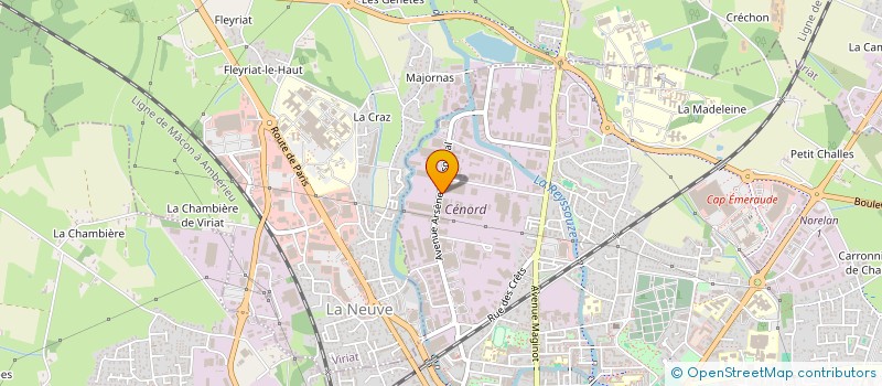 localisation de l'entreprise SCI MB ANNE MASSE à BOURG-EN-BRESSE