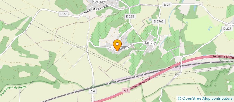 localisation de l'entreprise SCI MB DELAGARDE  GERMIGNY