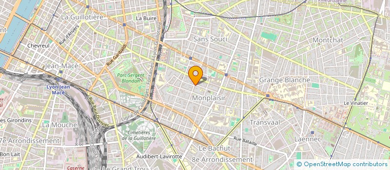 localisation de l'entreprise SCI MB ET ASSOCIES  LYON