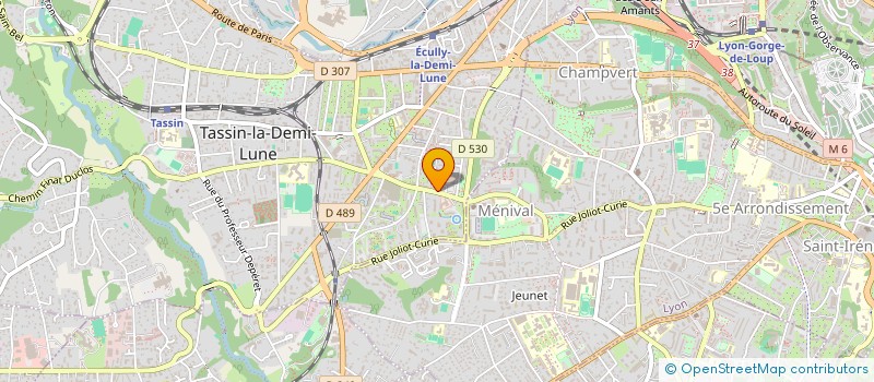 localisation de l'entreprise SCI MB ET VF PARTNERS  TASSIN-LA-DEMI-LUNE