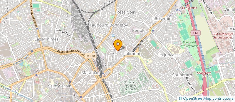 localisation de l'entreprise SCI MB INVESTISSEMENTS à TOULOUSE