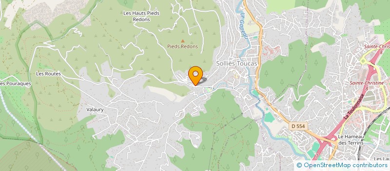 localisation de l'entreprise SCI MB-NIMES  SOLLIES-TOUCAS