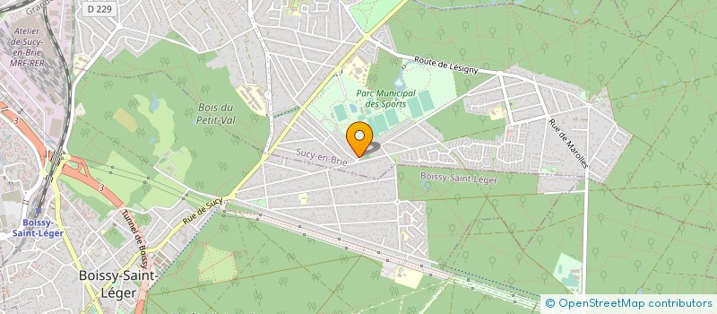 localisation de l'entreprise SCI MB SUCY à SUCY-EN-BRIE
