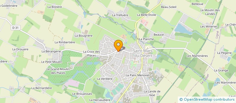 localisation de l'entreprise SCI MB VERDIERE  SAINT-MARS-DU-DESERT