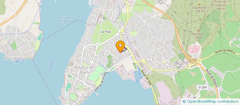 localisation de l'entreprise SCI MB03  BALARUC-LES-BAINS