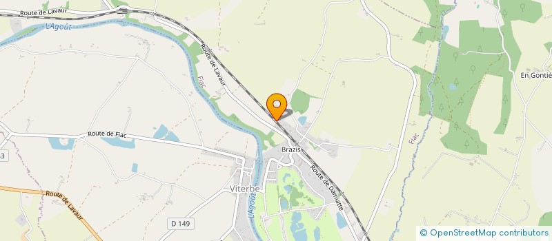 localisation de l'entreprise SCI MB2CH  FIAC