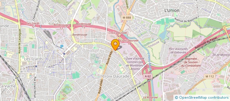 localisation de l'entreprise SCI MB2I à TOULOUSE