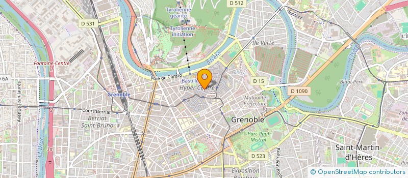 localisation de l'entreprise SCI MB2I à GRENOBLE