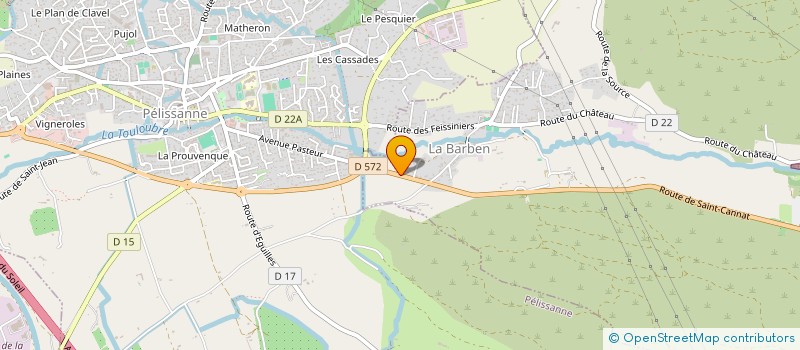 localisation de l'entreprise SCI MB2I  LA BARBEN