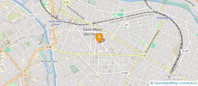 localisation de l'entreprise SCI MB40 à SAINT-MAUR-DES-FOSSES