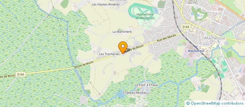 localisation de l'entreprise SCI MB44  MACHECOUL-SAINT-MEME