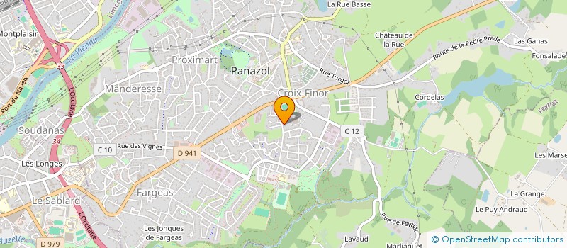 localisation de l'entreprise SCI MB5 IMMOBILIER à PANAZOL