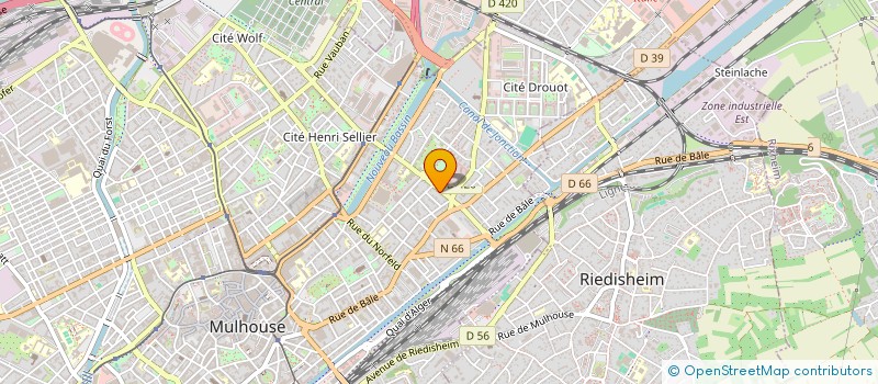 localisation de l'entreprise SCI MB9  MULHOUSE