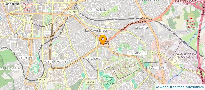 localisation de l'entreprise SCI MBA 63  CLERMONT-FERRAND